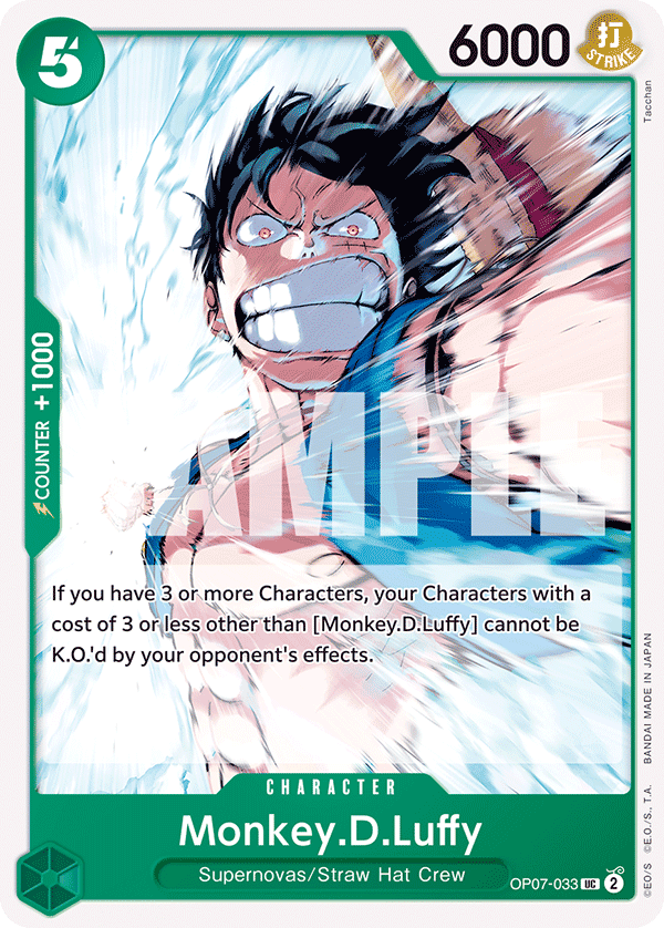 Monkey.D.Luffy (033) OP07-033 - Uncommon OP-07 500 Years in the Future