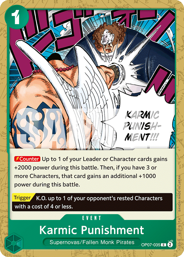 Karmic Punishment OP07-035 - Common OP-07 500 Years in the Future