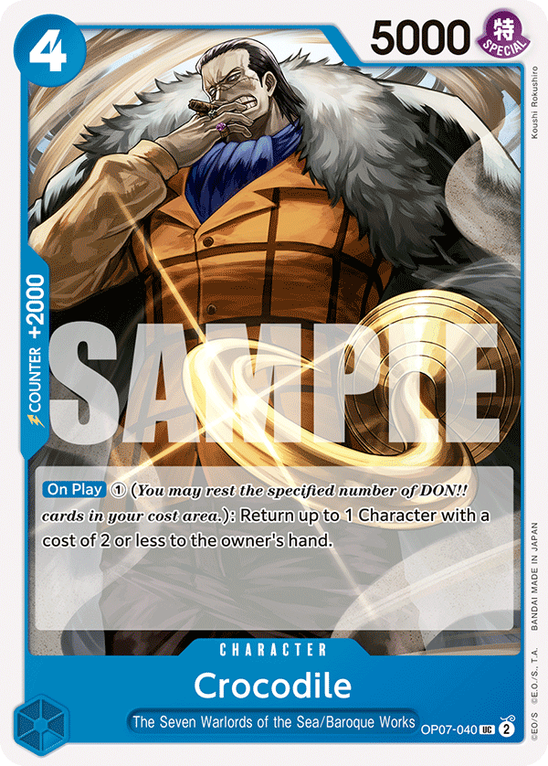 Crocodile OP07-040 - Uncommon OP-07 500 Years in the Future