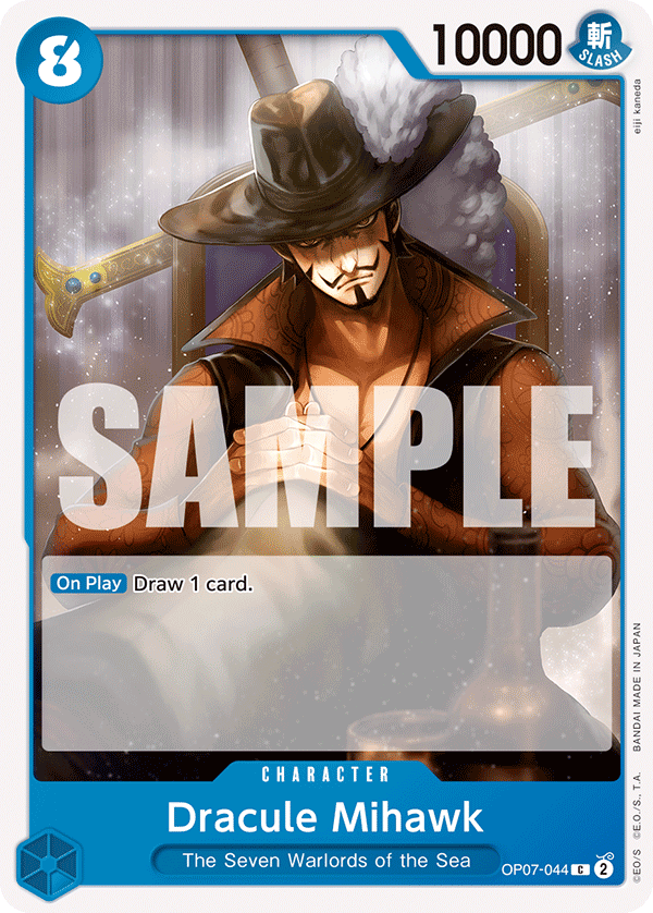 Dracule Mihawk OP07-044 - Common OP-07 500 Years in the Future