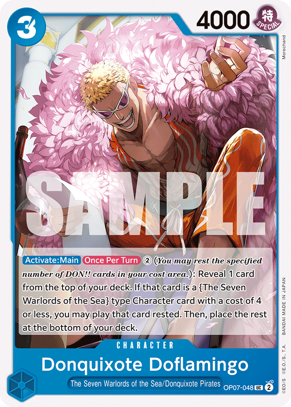 Donquixote Doflamingo OP07-048 - Uncommon OP-07 500 Years in the Future