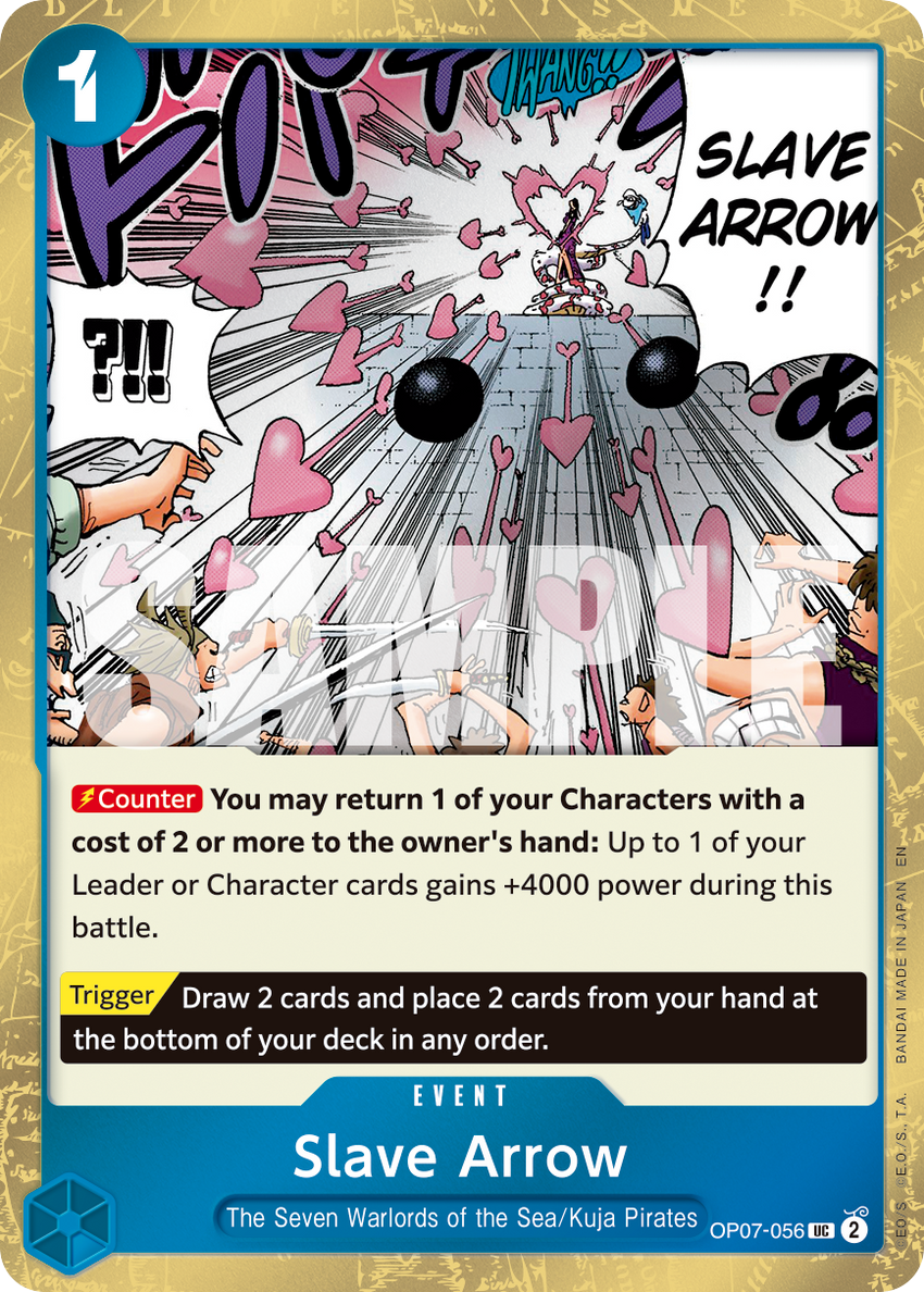 Slave Arrow OP07-056 -  [PIRATE FOIL]  [PRB-02] Premium Booster - THE BEST - VOL. 2