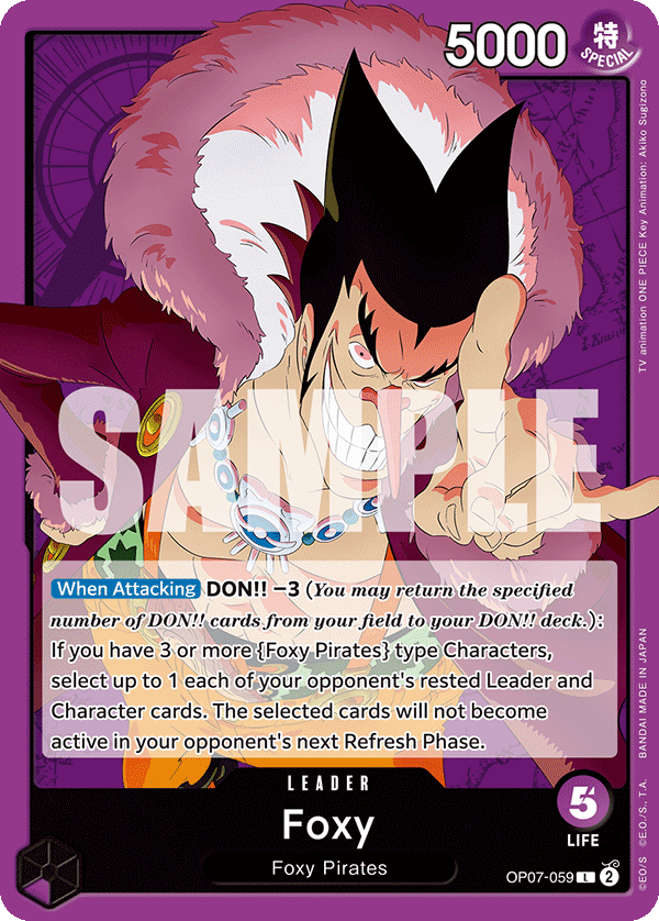 Foxy (059) OP07-059 - Leader OP-07 500 Years in the Future