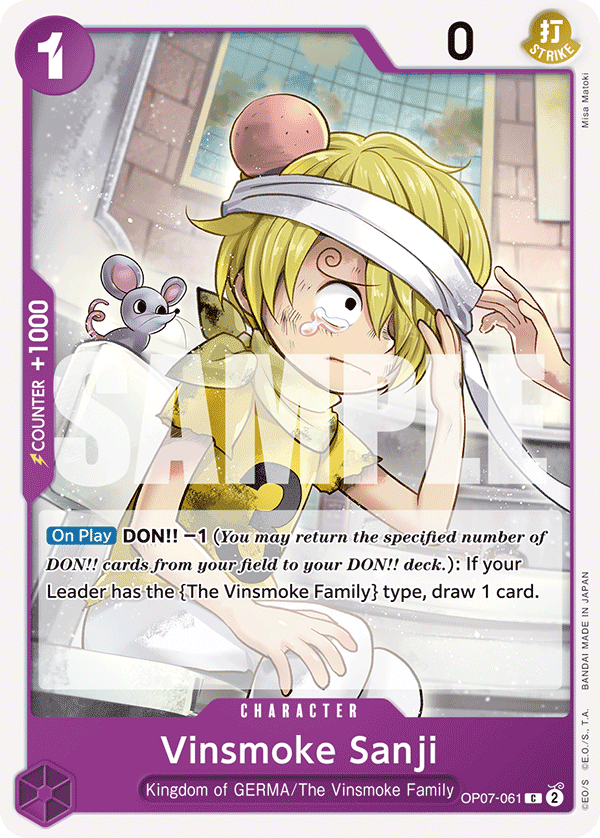 Vinsmoke Sanji OP07-061 - Common OP-07 500 Years in the Future