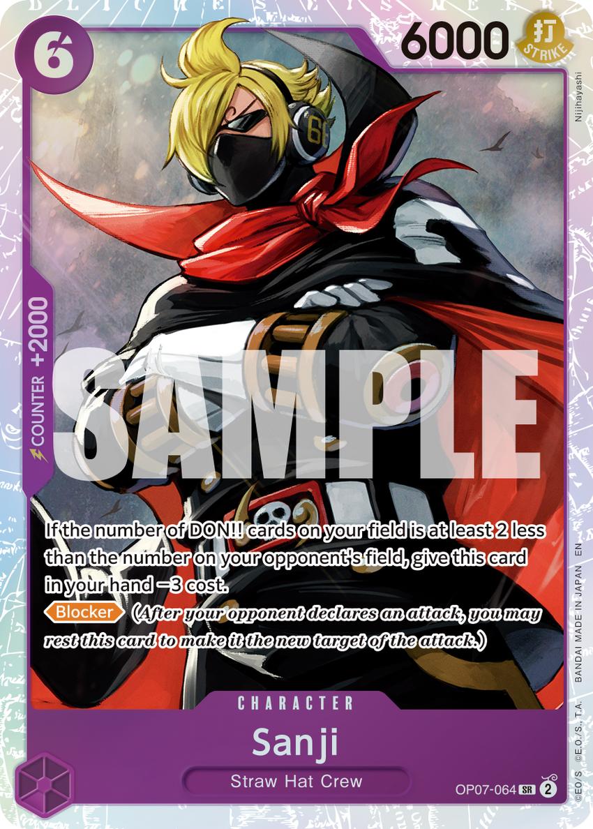 Sanji (Reprint) - Super Rare [PRB-02] Premium Booster - THE BEST - VOL. 2