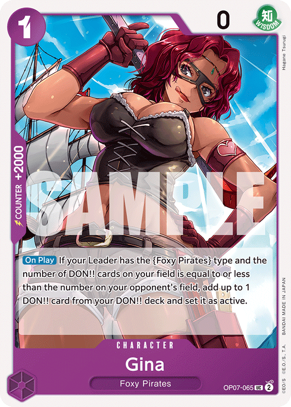 Gina OP07-065 - Uncommon OP-07 500 Years in the Future