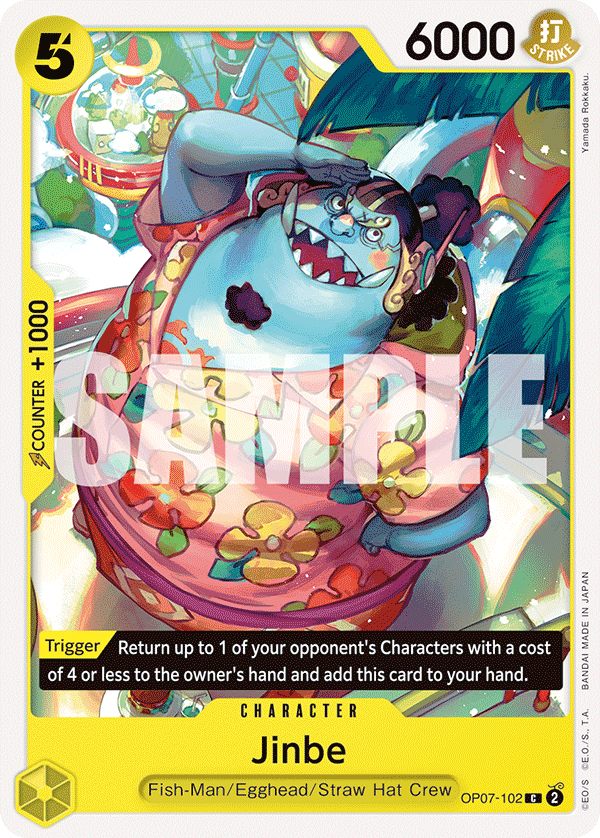 Jinbe (102) OP07-102 - Common OP-07 500 Years in the Future
