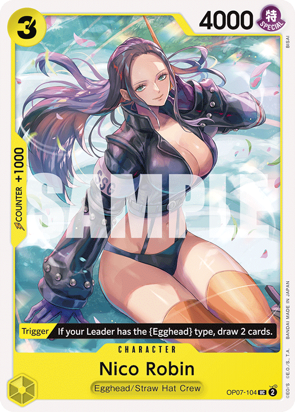 Nico Robin OP07-104 - Uncommon OP-07 500 Years in the Future
