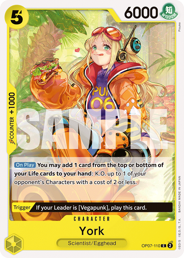 York OP07-110 - Common OP-07 500 Years in the Future