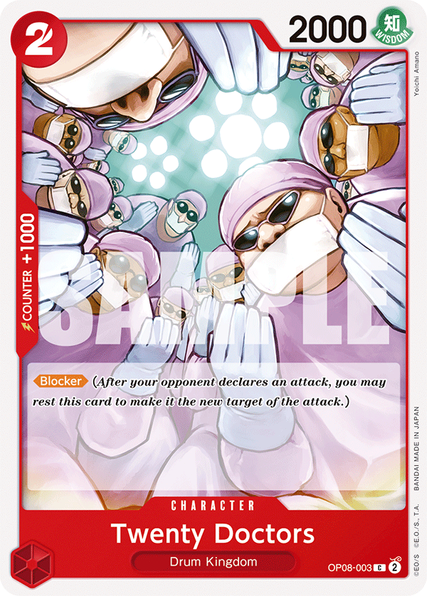 Twenty Doctors OP08-003 - Leader OP-08 Two Legends
