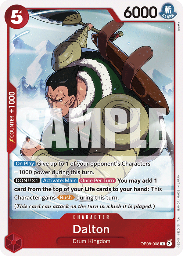 Dalton OP08-008 - Rare OP-08 Two Legends