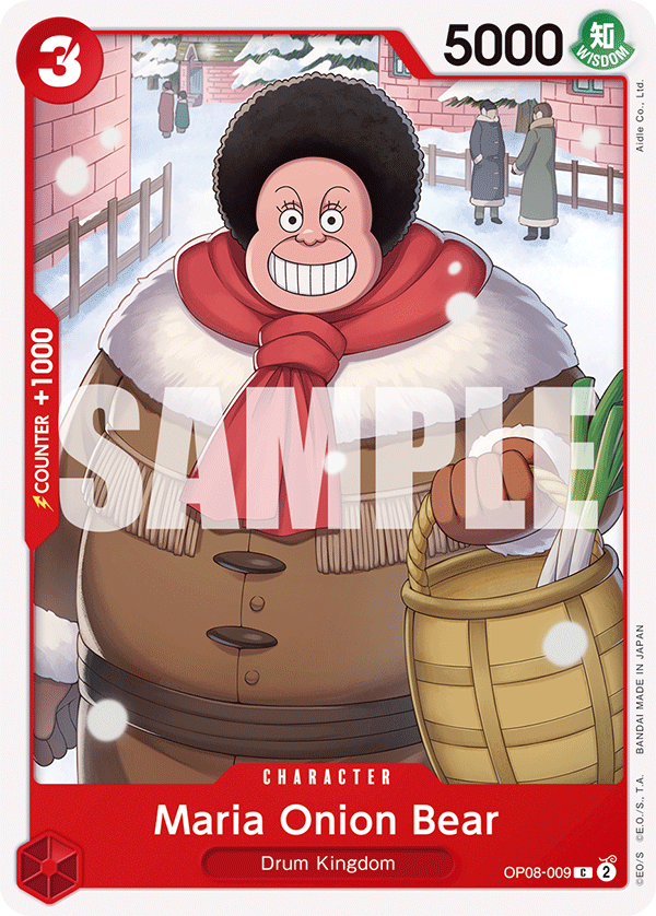 Maria Onion Bear OP08-009 - Common OP-08 Two Legends