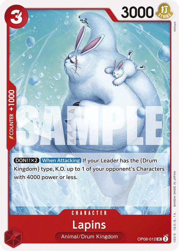 Lapins OP08-012 - Uncommon OP-08 Two Legends