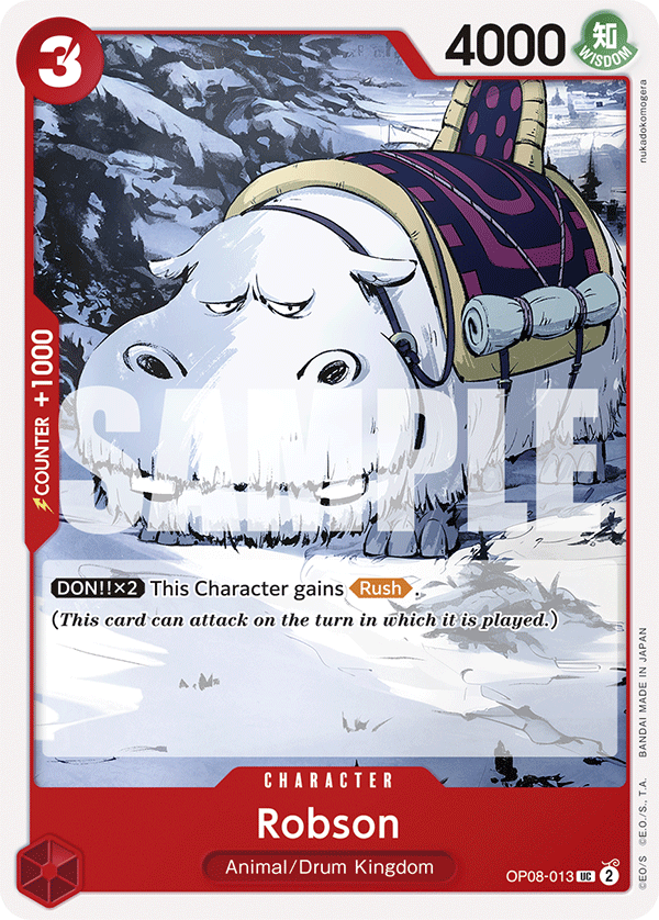 Robson OP08-013 - Uncommon OP-08 Two Legends