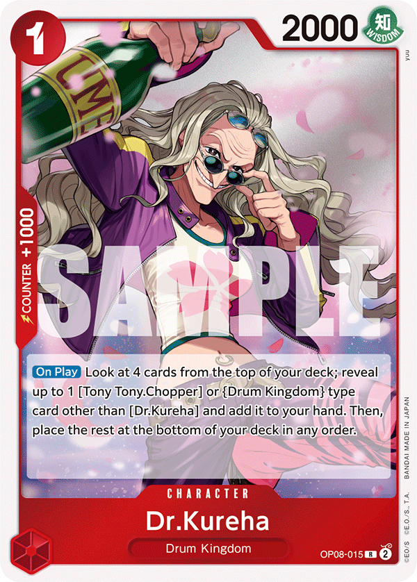 Dr.Kureha OP08-015 - Rare OP-08 Two Legends