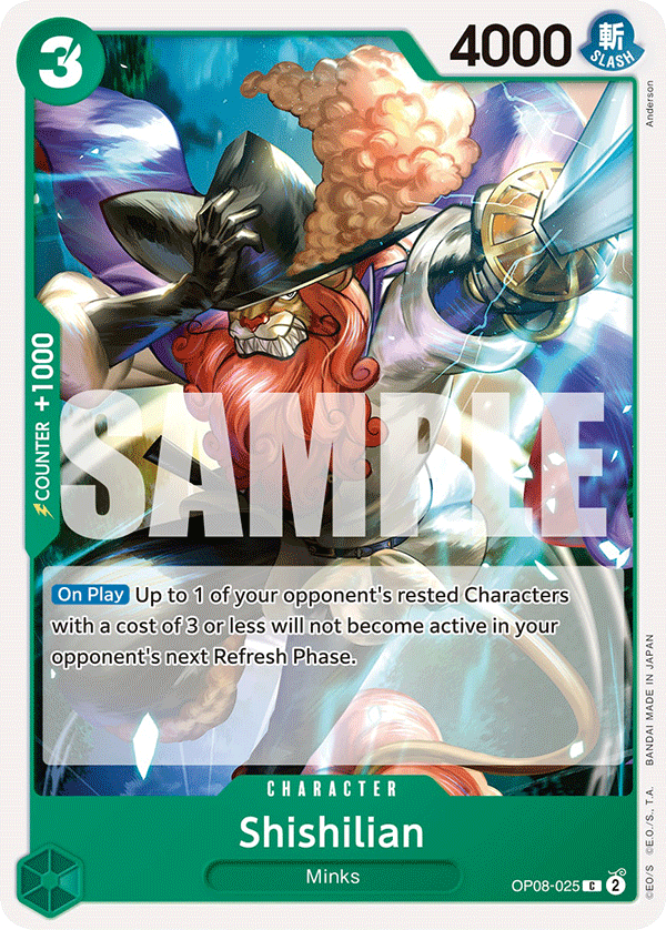 Shishilian OP08-025 - Common OP-08 Two Legends