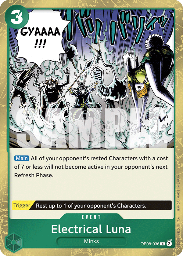 Electrical Luna OP08-036 - Rare OP-08 Two Legends