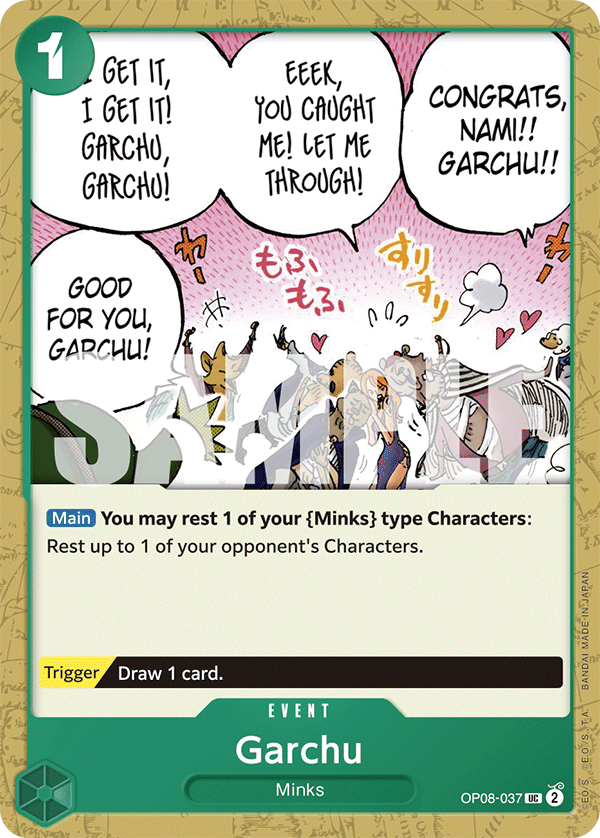 Garchu OP08-037 - Uncommon OP-08 Two Legends
