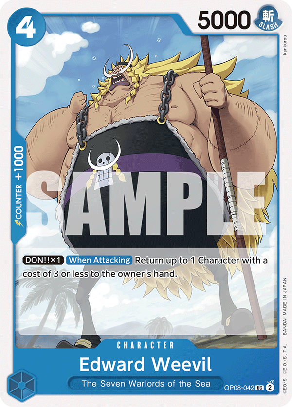 Edward Weevil OP08-042 - Uncommon OP-08 Two Legends