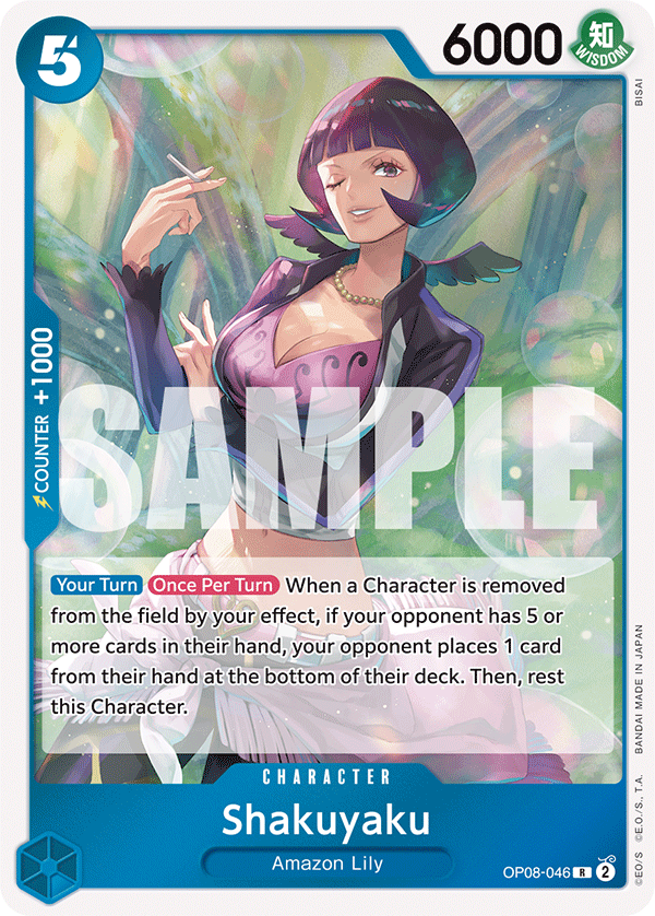 Shakuyaku OP08-046 - Rare OP-08 Two Legends