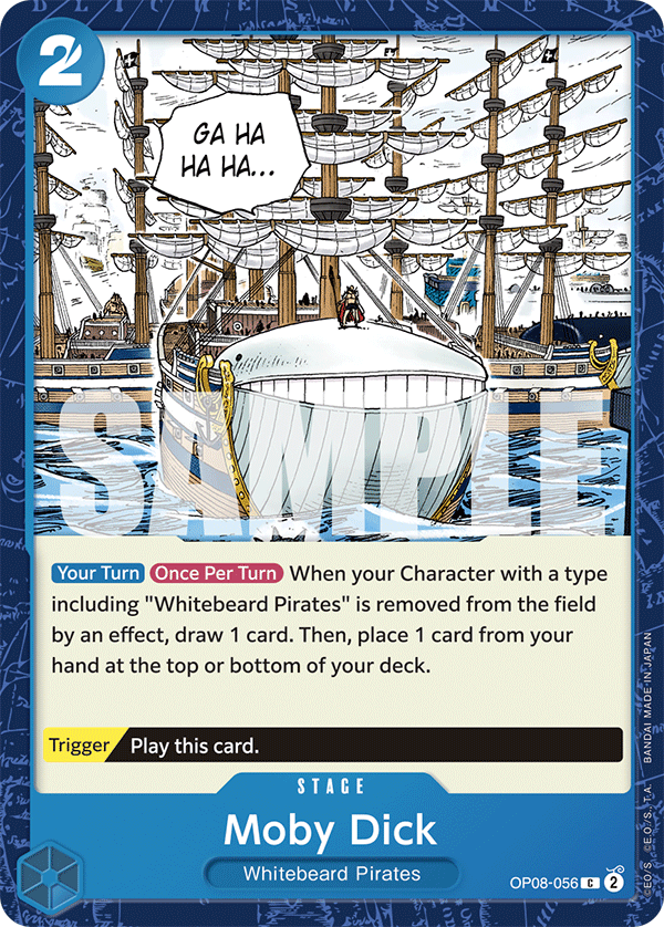 Moby Dick OP08-056 - Uncommon OP-08 Two Legends