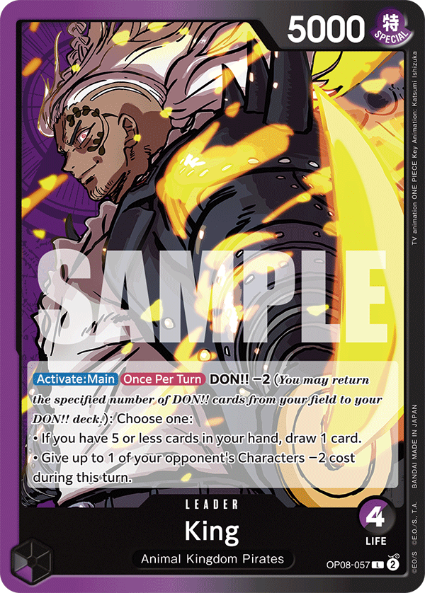 King [057] OP08-057 - Common OP-08 Two Legends