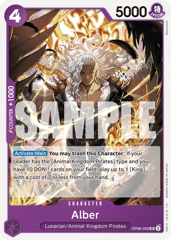 Alber OP08-059 - Uncommon OP-08 Two Legends