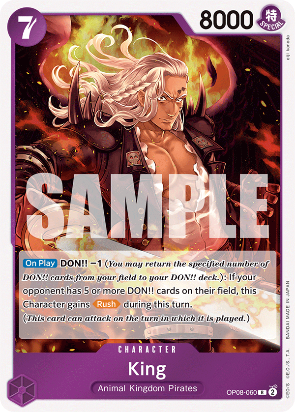 King [060] OP08-060 - Rare OP-08 Two Legends
