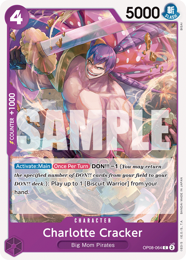 Charlotte Cracker OP08-064 - Common OP-08 Two Legends