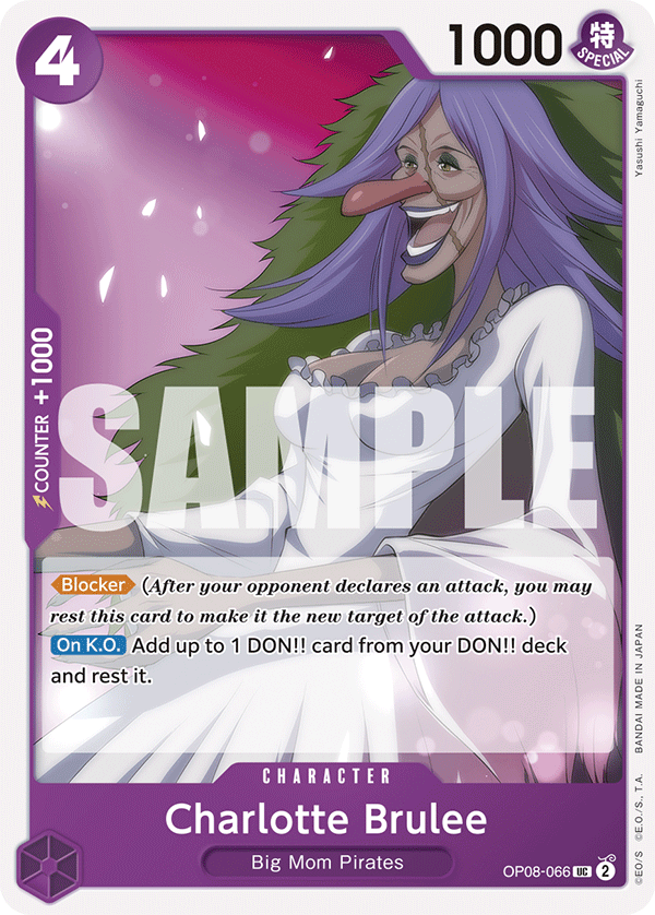 Charlotte Brulee OP08-066 - Uncommon OP-08 Two Legends