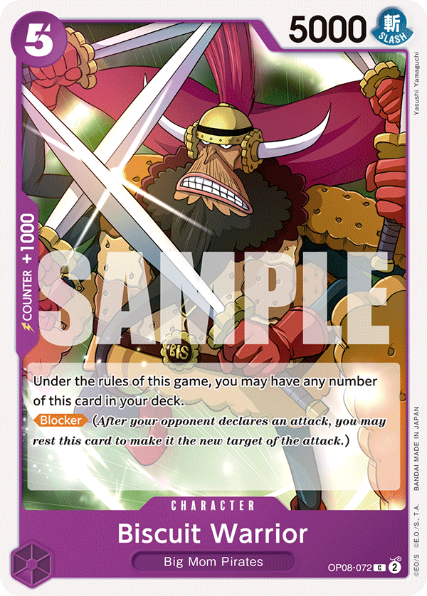 Biscuit Warrior OP08-072 - Common OP-08 Two Legends