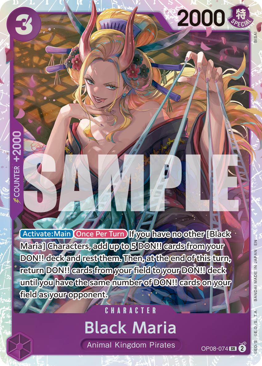 Black Maria (Reprint) - Super Rare [PRB-02] Premium Booster - THE BEST - VOL. 2