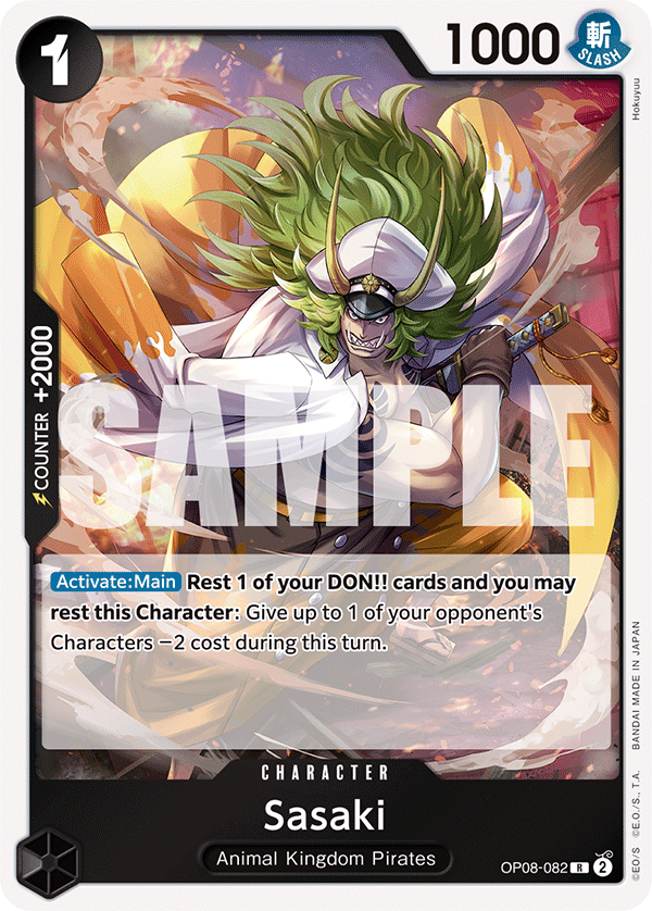 Sasaki OP08-082 - Rare OP-08 Two Legends