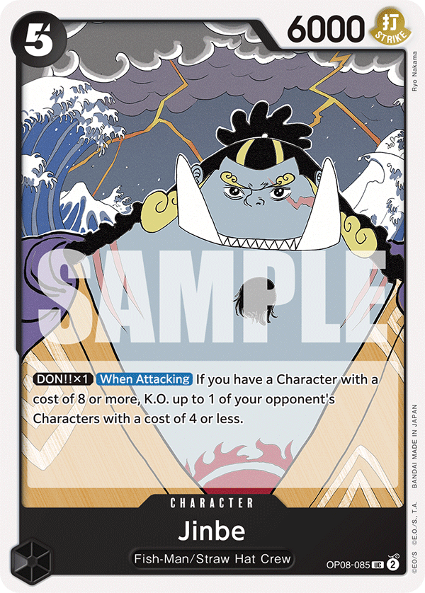 Jinbe OP08-085 - Uncommon OP-08 Two Legends