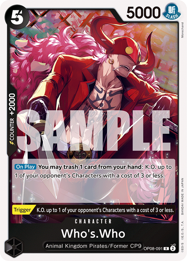 Whos.Who OP08-091 - Rare OP-08 Two Legends
