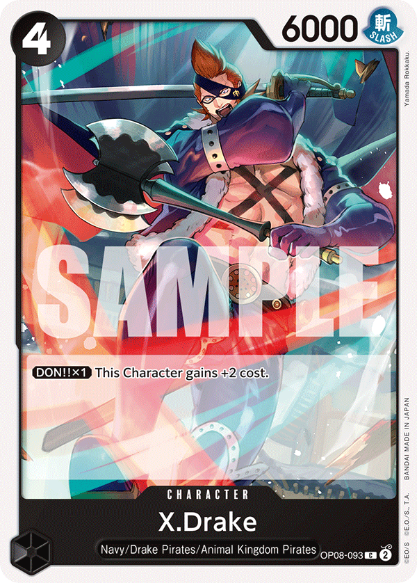 X.Drake OP08-093 - Common OP-08 Two Legends