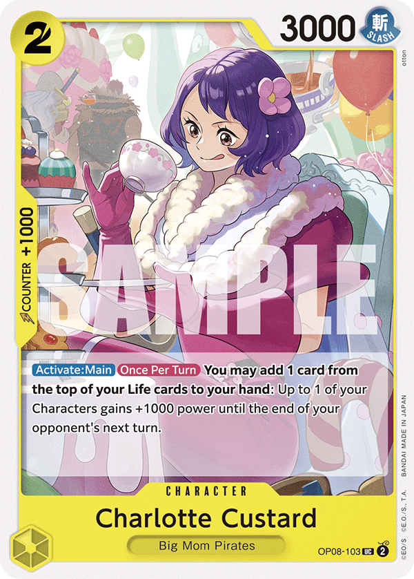 Charlotte Custard OP08-103 - Uncommon OP-08 Two Legends