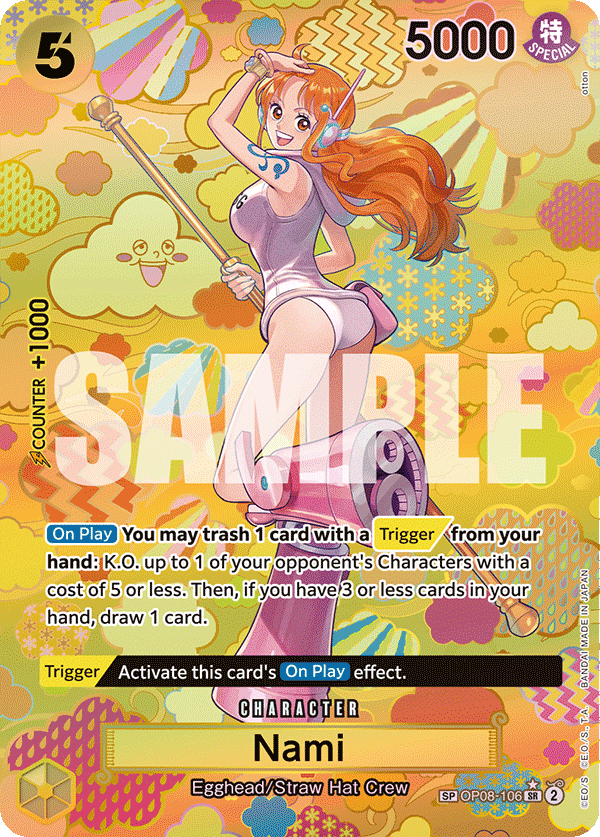 [ SP ] Nami (SP) OP08-106 - SP OP-09 Emperors in the New World