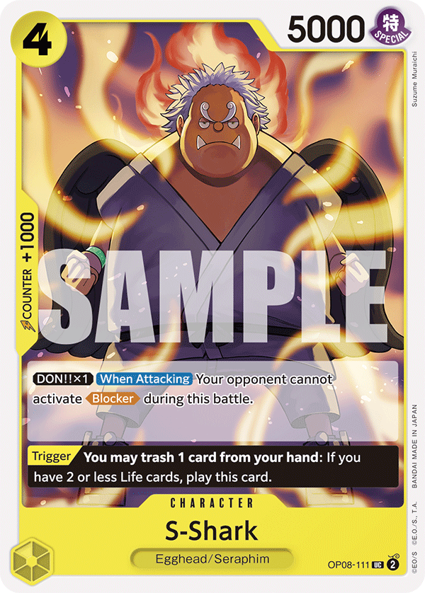 S-Shark OP08-111 - Uncommon OP-08 Two Legends