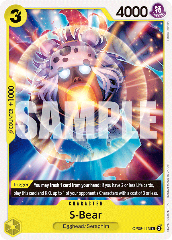 S-Bear OP08-113 - Common OP-08 Two Legends