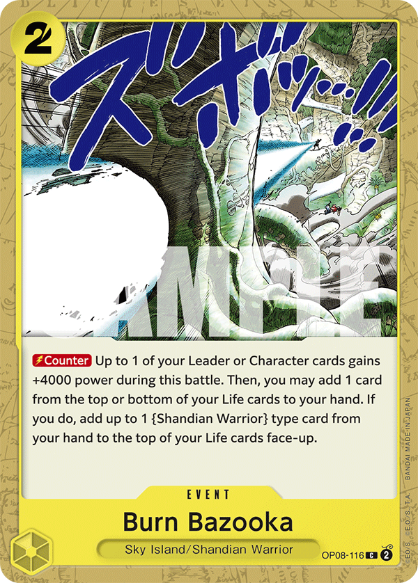 Burn Bazooka OP08-116 - Common OP-08 Two Legends