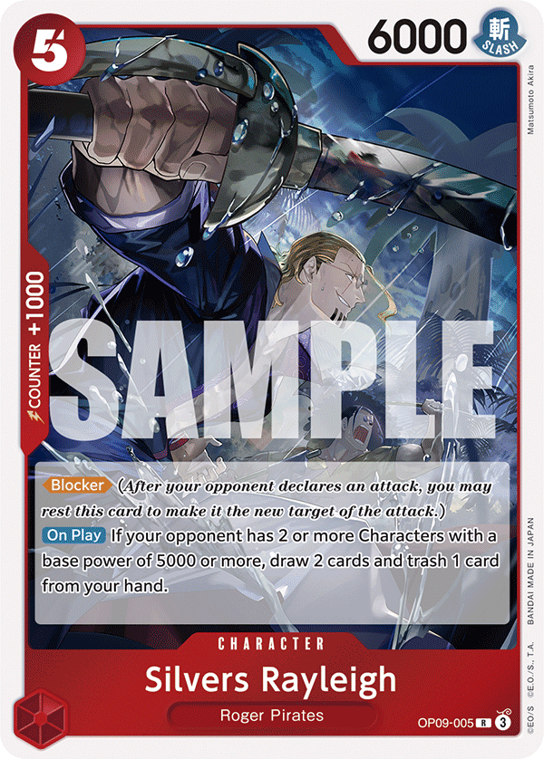 Silvers Rayleigh OP09-005 - Rare OP-09 Emperors in the New World