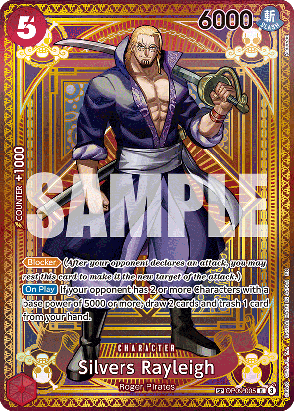 [ SP ] Silvers Rayleigh  OP09-005 - SP OP-11 A Fist of Divine Speed