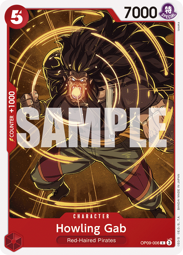 Howling Gab OP09-006 - Common OP-09 Emperors in the New World