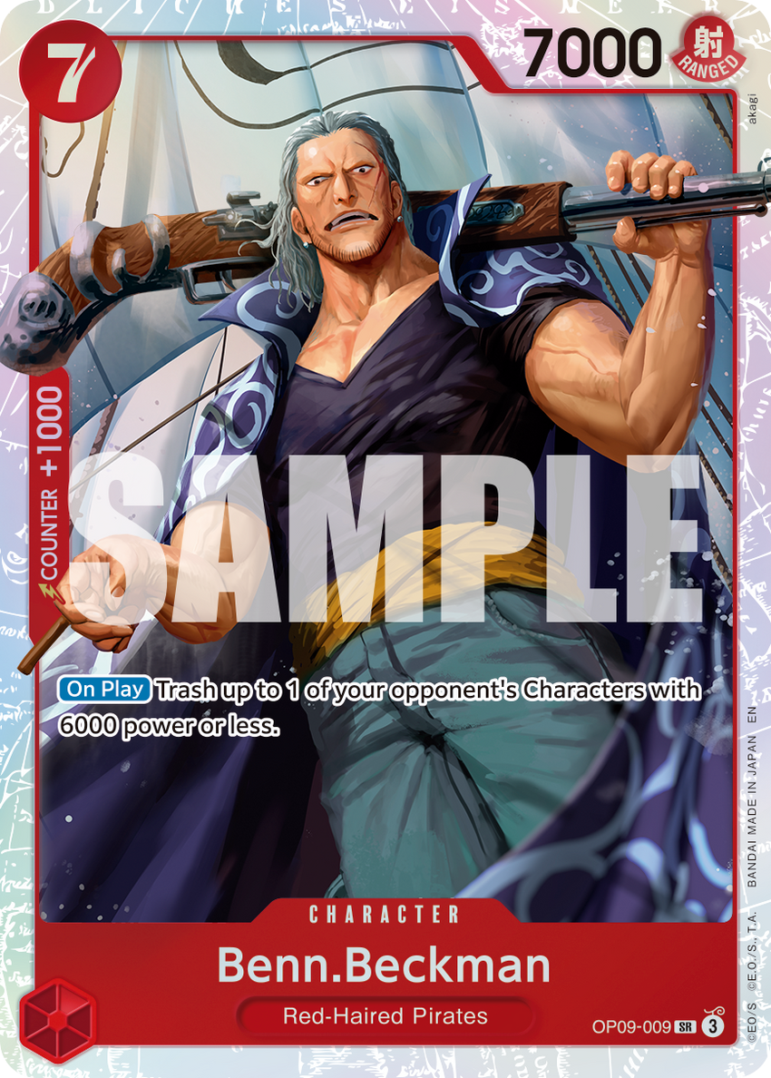 Benn.Beckman (Reprint) - Super Rare [PRB-02] Premium Booster - THE BEST - VOL. 2