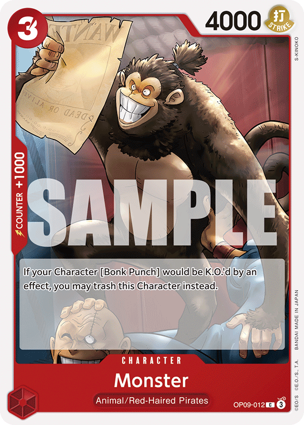 Monster OP09-012 - Common OP-09 Emperors in the New World