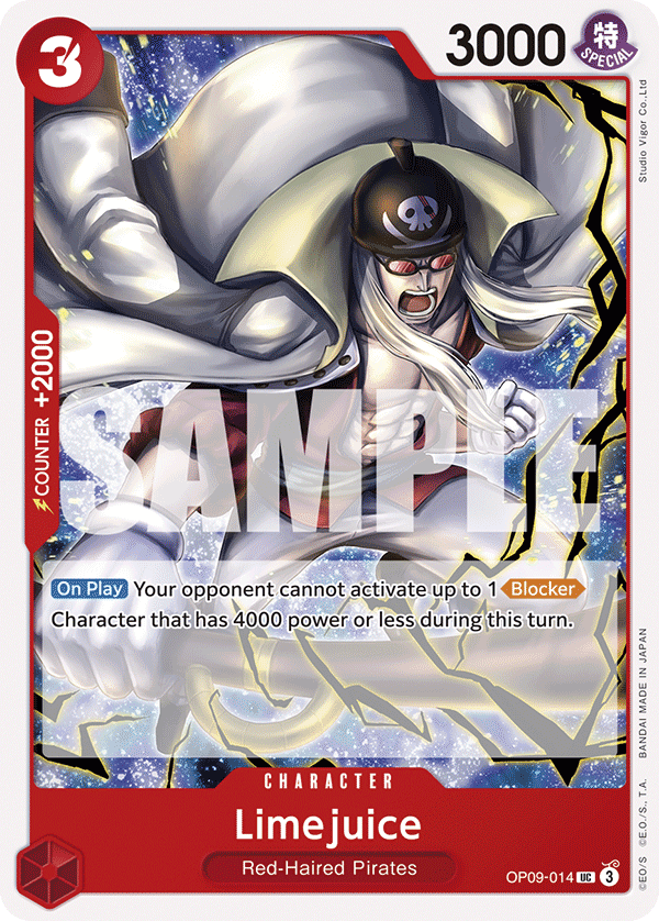Limejuice OP09-014 - Uncommon OP-09 Emperors in the New World