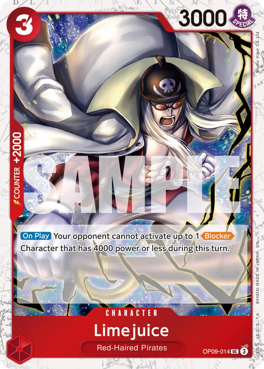 Limejuice OP09-014 -  [PIRATE FOIL]  [PRB-02] Premium Booster - THE BEST - VOL. 2