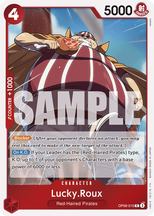 Lucky.Roux OP09-015 - Rare OP-09 Emperors in the New World
