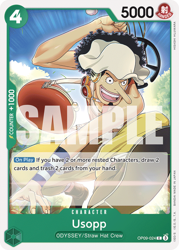 Usopp (024) OP09-024 - Common OP-09 Emperors in the New World